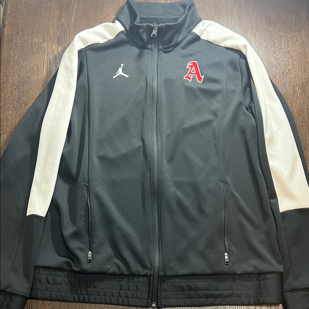 Jordan Black and white Varsity Jacket